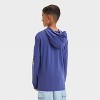 Boys' Star Wars Hooded Long Sleeve Graphic T-Shirt - Blue - 3 of 4