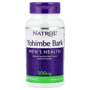 Natrol Yohimbe Bark, 500 mg, 90 Capsules - 1 of 3