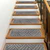 SussexHome Carpet Stair Treads for Wooden Steps - Indoor Staircase Step Treads with Thick Carpet & Pattern Design - 4 of 4