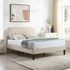 VECELO Modern Upholstered Bed Frame Wooden Platform Bed with Adjustable Headboard and Underbed Storage Space - 4 of 4