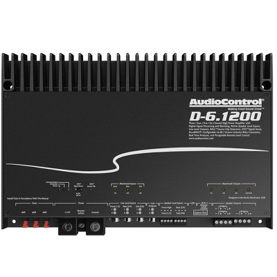 AudioControl D-6.1200 6-Channel Car Amplifier with Digital Signal Processing