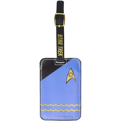 Crowded Coop, LLC Star Trek Blue Uniform Luggage Tag