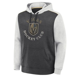 NHL Vegas Golden Knights Men's Oatmeal Hooded Sweatshirt - 1 of 3