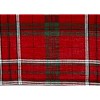 tag Sleigh Ride Holiday Red and Black Plaid Cotton Tablecloth, 84"Lx 60"W - 2 of 2