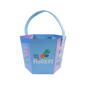 Stitch Hexagon Cardboard Bucket - 1 of 4