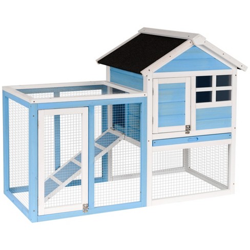 Outdoor rabbit hutch with hot sale run