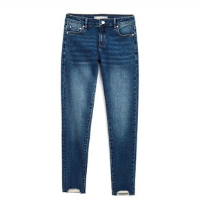 Girl Basic Skinny Jean with Fun Hem - tractr - 1 of 1