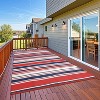 Outdoor Rug Modern Carpet Waterproof Plastic Straw Rug UV-Resistant Reversible Mat for Camping RV Porch Deck Balcony Beach - 4 of 4