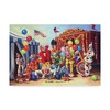 Trademark Fine Art -D. Rusty Rust 'Ten Clowns' Canvas Art - 2 of 3