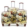 Mlmh & Kngwa 3 pcs Spinner Wheel Luggage With Printed pattern - 2 of 4