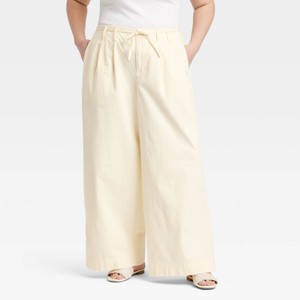 Women's High-Rise Wide Leg Chino Pants - A New Day™ - 1 of 3