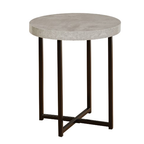 Black and deals grey end tables