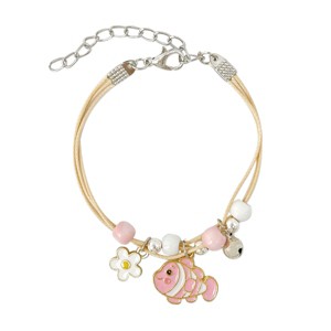 Wrapables Friendship Beaded Enamel Charm Bracelet - 1 of 4