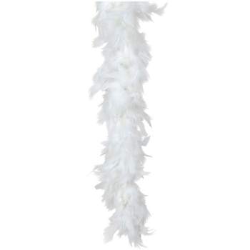  FORESTIME Quality White Feather Boa Flapper Hen Night