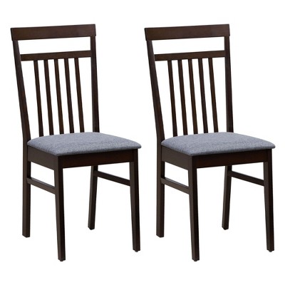 Tangkula Upholstered Dining Chair Set Of 2 Kitchen Armless Padded W   GUEST 8378aaa3 7c7d 4750 8005 E61001e34d01