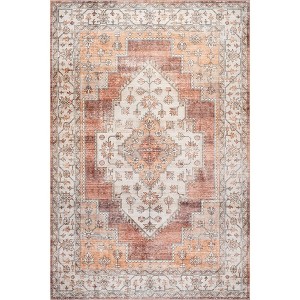 Nuloom Dania Pet Friendly Machine Washable Medallion Area Rug - 1 of 4