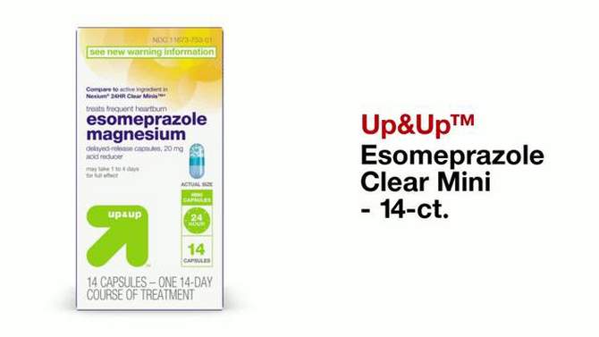 Esomeprazole Clear Mini - 14ct - up &#38; up&#8482;, 2 of 6, play video