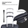 Kumasinova 3Pcs Durable PC Luggage Set,Hardshell Spinner Suitcases with 2 Hooks&TSA Locks,Airline-Approved&Impact-Resistant,21/25/29" - 4 of 4