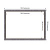 Amanti Art Two Tone Blue Copper Framed Dry Erase Magnetic Board - 3 of 4