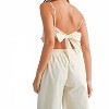 Women's Stella Embo Scarf Top And Pants Sets - MABLE - 3 of 4