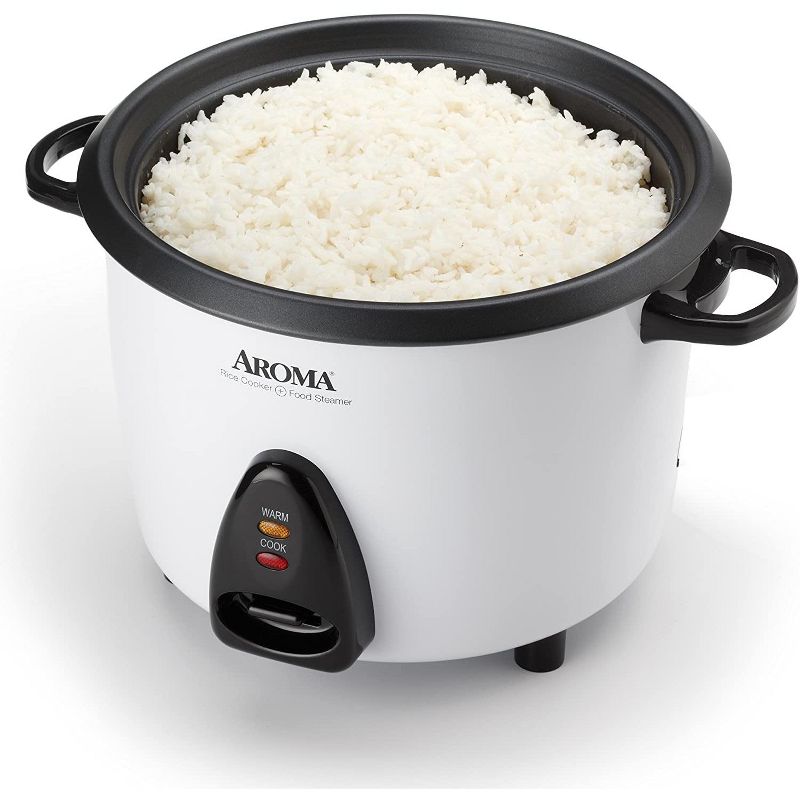 Aroma Housewares 160oz Rice Cooker & Food Steamer ARC-360-NGP Refurbished White, 2 of 5
