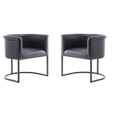 Fifth Avenue Faux Leather Dining Armchair - Manhattan Comfort : Target
