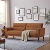 MINIMORE Modern 85''W Bess 3Seater Round Arms Sofa - 4 of 4