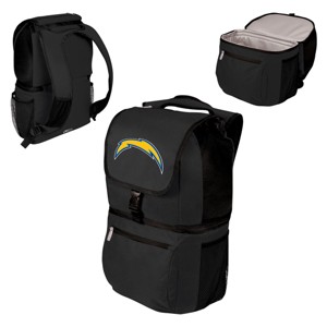 NFL Zuma Cooler Backpack by Picnic Time Black - 12.66qt - 1 of 2