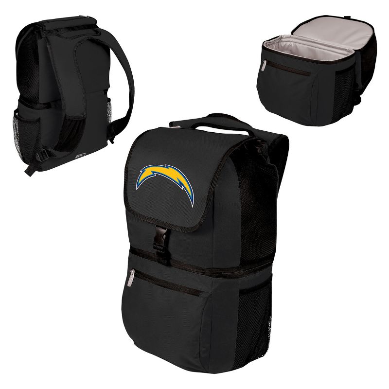 NFL Zuma Cooler Backpack by Picnic Time Black - 12.66qt, 1 of 3