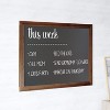 Emma and Oliver Framed Decorative Wall Hanging Chalkboard with Magnetic Surface and Eraser for Weddings, Parties, Showers and More - 4 of 4