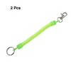 Unique Bargains Lobster Clasp Hook Retractable Coil Strap Spiral Key Chain 2 Pcs - 2 of 4