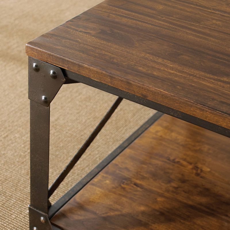 Winston Cocktail Table Rustic Cherry - Steve Silver, 4 of 6