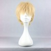 Unique Bargains Women's Wigs for White Women 12" Yellow with Wig Cap Short Hair With Bangs - 2 of 4