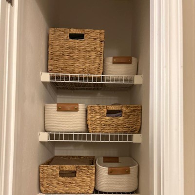 Woven Water Hyacinth Folio Bin - Brightroom™ : Target