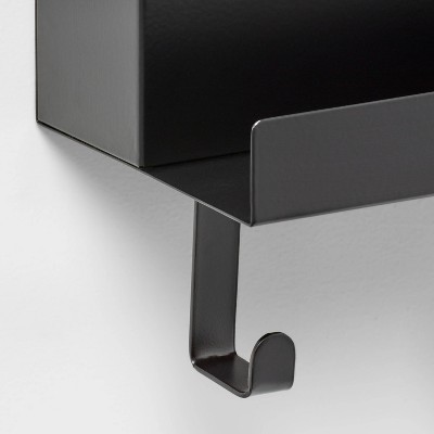 Metal Entryway Organizer Matte Black - Brightroom&#8482;