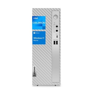 Lenovo IdeaCentre 3 Daily SFF Desktop, Intel Celeron G6900, Intel UHD Graphics, 8GB DDR4 RAM, 256GB PCIe M.2 SSD, Wi-Fi 6, Windows 11 Home, Grey - 1 of 4