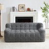 Whisen Lychee Velvet Floor Compression Sofa & Sofa Chair - 2 of 4