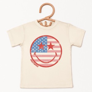 The Juniper Shop SmileyWorld Flag Smiley Face Toddler Short Sleeve Tee - 1 of 4