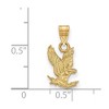 Black Bow Jewelry 14k Yellow Gold United States Air Force Academy Fighting Falcons NCAA Small Pendant - 2 of 3