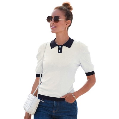 Women's Two Tone Collared Shirt - LASCANA