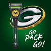 Gillette Labs NFL Razors - Packers - 4pk - 3 of 4