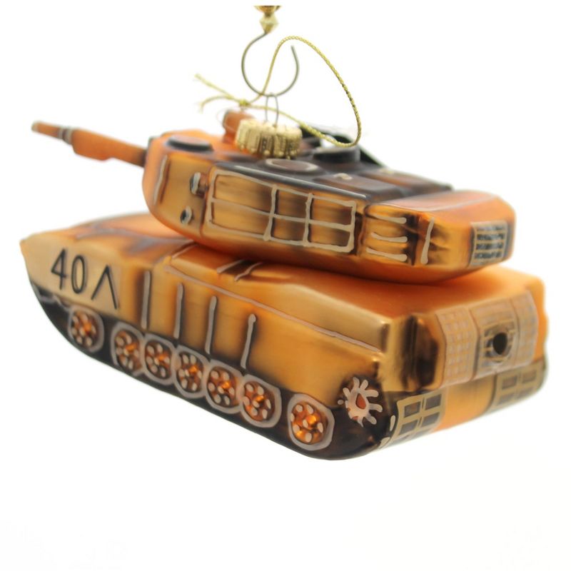 2.5 Inch Army Tank Military Vehicle Tree Ornaments, 3 of 4