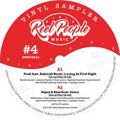 Various Artists - Reel People Music Vinyl Sampler : Volume 4 (Various Artists) (Colored Vinyl Red) (vinyl 12 inch single)