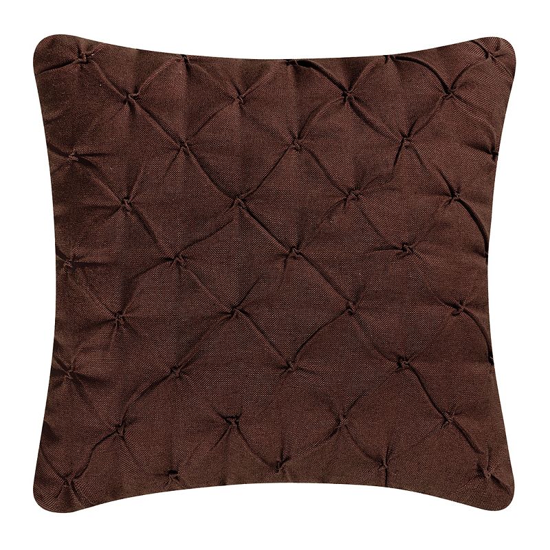 C&F Home Solid Color Diamond Tuck Cotton Decorative Throw Pillow With Insert, 1 of 3