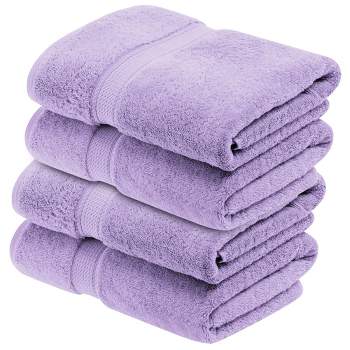 Retro Lavender Stamp Purple Hand Towels 16x30 in Spring Summer Flowers Bathroom  Towel Ultra Soft Highly Absorbent Grungy Floral Small Bath Towel Kitchen  Dish Guest Towel Home Bathroom Decorations
