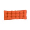 Blazing Needles, 51-inch by 19-inch Tufted Solid Outdoor Spun Polyester Loveseat Cushion - 3 of 3
