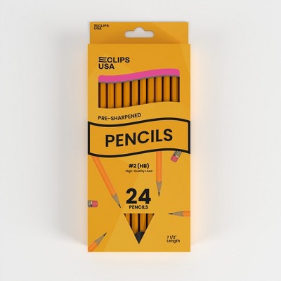 16724: #2 Pre-Sharpened Pencils, Pack of 24 (48 Packs)