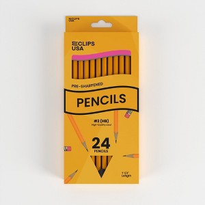 16724: #2 Pre-Sharpened Pencils, Pack of 24 (48 Packs) - 1 of 4