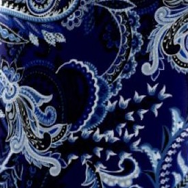 navy paisley