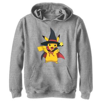 Boy's Pokemon Halloween Pikachu Magic Wand Pull Over Hoodie